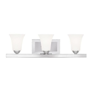 Livex Lighting Ridgedale 3 - Light Vanity in  Polished Chrome - 1 of 1