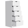 NicBex 5-Drawer Narrow Chest of Drawers, Tall Dresser, Slim Storage Cabinet for Bedroom, Closet & Small Spaces - 3 of 4