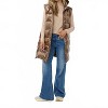 Women's Long Hood Body Warmer Vest - ESQUALO - 3 of 4