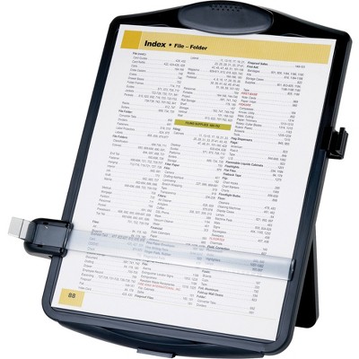 Business Source Document Holder Easel-style Adj Clip 11-1/2"x2"x13-1/2" BK 38950