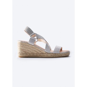 VISCATA Dalia Elastic Espadrille Sandal Wedges - 1 of 4