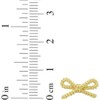14k Yellow Gold 7mm Rope Bow Earrings - 4 of 4