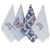 John Ritzenthaler Co. 100% Cotton Kitchen Towels, Butterfly Spring – Absorbent Dish Towels for Drying & Cleaning – Soft & Durable (Set of 4) - 3 of 4