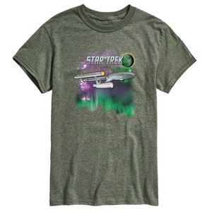 Men's - Star Trek - Enterprise Northern Lights Short Sleeve Graphic T-Shirt - 1 of 4