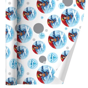 Superman Solitude Gift Wrap 30" x 72" - 1 of 4