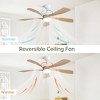 Bella Depot 52" Modern Ceiling Fan with Dimmable Led Light and Remote - 2 of 4