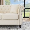 CAVINAS Sectional Sofa, Modern Memory Foam Couch, Chair Bed Sleeper with Roll-up Armrests for Adults for Living Room, Bedroom - 2 of 4