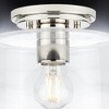 Urban Ambiance Luxury Traditional Ceiling Light 7.375''H x 8.625''W,  Polished Nickel Finish,  Esperance Collection, UHP4161 - 4 of 4