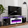 2 Tier Fireplace TV Stand - 4 of 4