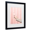 Trademark Fine Art - 1x Studio III Heres To Pink 04 Matted Framed Art - 3 of 4