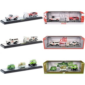 Auto Haulers "Soda" Set of 3 pieces Release 39 Limited Edition to 8000 pieces Worldwide 1/64 Diecast Model Cars by M2 Machines - 1 of 4