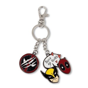 SalesOne LLC Marvel Studios Deadpool & Wolverine "Best Bubs" Enamel Charm Keychain - 1 of 4