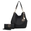 MKF Collection Ashley Vegan Leather Women’s Hobo Shoulder Bag with Wristlet Wallet by Mia K - 2 of 4