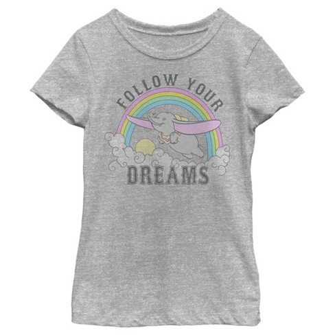 Girl's Dumbo Over the Rainbow T-Shirt - image 1 of 4