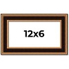 PosterPalooza | Panoramic Weathered Gold Picture Frame - UV Acrylic, Foam Board Backing, Hanging Hardware - 2 of 4