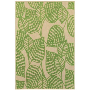 Oriental Weavers Cayman 566F9 Sand/ Green Indoor/Outdoor Area Rug - 1'10" x 3'3" - 1 of 4