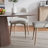 Dovelina 3 Color Options 67in Oval Dining Table for 6 People - 4 of 4