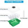 Unique Bargains Breathable Light-Transmissive Corrosion-Resistant Durable Seeding Tray 12 Cell 10 Pcs - 3 of 4