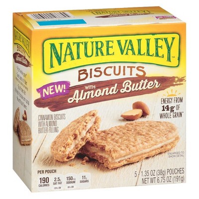 Nature Valley Biscuits Cinnamon & Almond Butter1.35oz x 5 Each