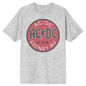 ACDC Band Logo Men's Athletic Heather Tee - 1 of 1