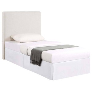 Coaster Twin Pirro Transitional Upholstered Headboard Sand - 1 of 4
