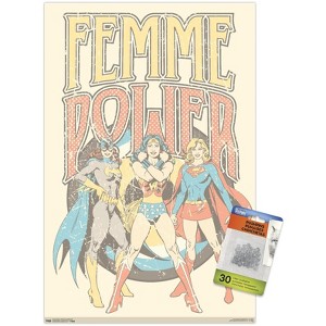 Trends International DC Comics - Women Of DC - Femme Power Unframed Wall Poster Prints - 1 of 4