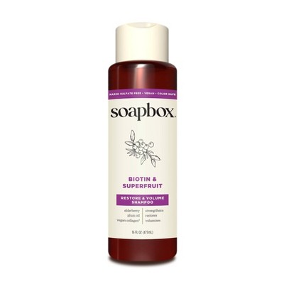 Soapbox Biotin and Superfruit Blend Volumizing Shampoo - 16 fl oz