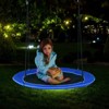 Infans 40" Saucer Tree Swing 660 LBS for Kids Adults Outdoor w/LED Lights Blue - 2 of 4