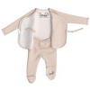 Bonsie Skin to Skin Babywear - Footie - Berry Twist - 4 of 4
