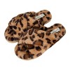 Jessica Simpson Womens Cross Band Plush Slide Slipper Slide - 3 of 4