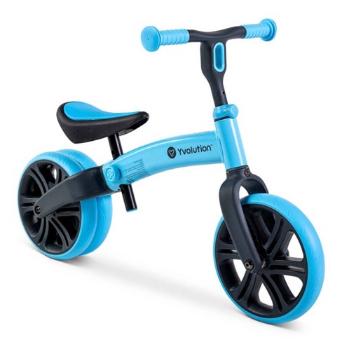 Yvolution Velo Junior Refreshed 9 Kids Balance Bike Blue