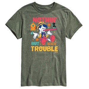Men's - Disney - Pinocchio Nothin But Trouble Short Sleeve Graphic T-Shirt - 1 of 4