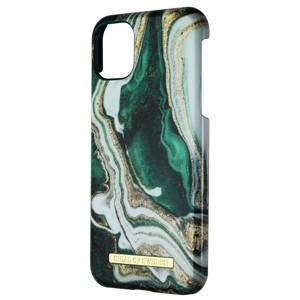 iDeal of Sweden Printed Hard Case for Apple iPhone 11 & XR - Golden Jade Marble - 1 of 3
