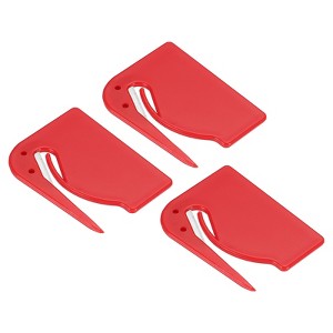 Unique Bargains Portable Utility Lightweight Handle Envelope Slitter 3 Pcs - 1 of 4