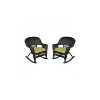 HomeStock Rocker Classic Comfort Chair With Cushion - Set Of 2 - 2 of 4