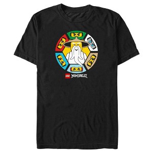 Men's LEGO®: Ninjago Master Wu & Ninjas T-Shirt - 1 of 4