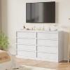 Drawer Dresser, Nightstand Chest of Drawers with Large Storage, Modern Dresser Organizer Bedside Table for Bedroom Living Room Nursery Entryway - 4 of 4