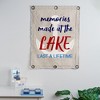 Pavilion Gift Company - Lake Memories - 24" x 30" Wall Banner - Wall Sign Panels - 3 of 4