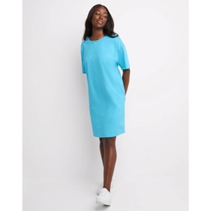 Hanes Essentials Women's T-Shirt Dress, Cotton - 1 of 4