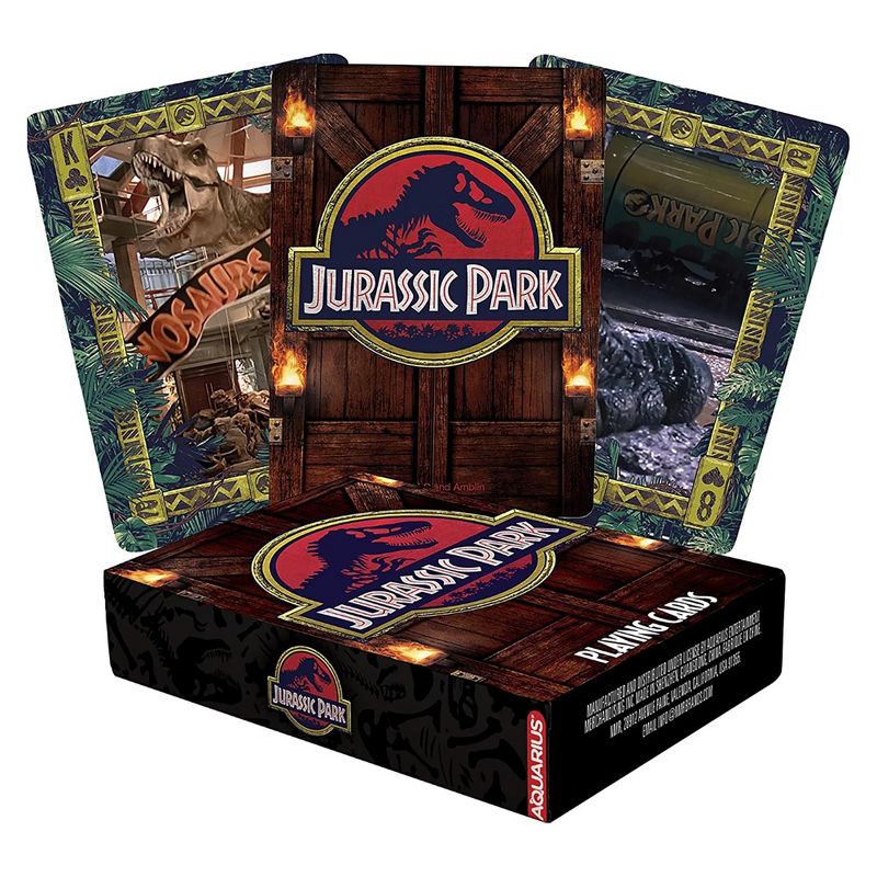 Aquarius Puzzles Jurassic Park Playing Cards, 1 of 4
