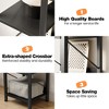 Narrow Bookshelf Tall Skinny Bookcase 6 Tier Storage Rack Rustic Industrial Bookshelf Small Freestanding Bookshelves - 4 of 4