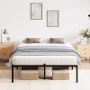 Acekool Full Size Metal Bed Frame, 16 Inch Tall Platform, Heavy Duty 1000 lbs Support, No Box Spring Needed, Storage Space, Sturdy Steel Slats, Black - 2 of 4