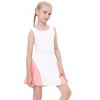 Girls Tennis Dress with Built-in Shorts Girls Athletic Dress Sleeveless A Line Tennis Dress Pleated Girls Golf Dress - 4 of 4