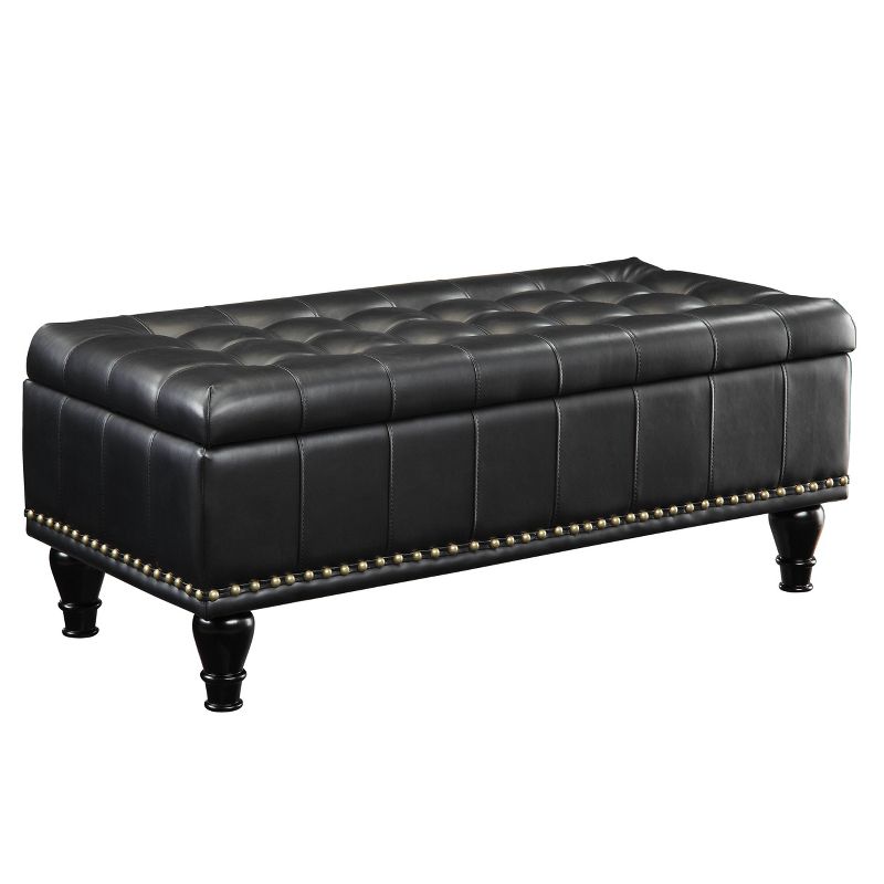 Caldwell Storage Ottoman Bonded Leather - INSPIRED by Bassett, 1 of 6