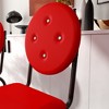 4-Piece Bar Stools Set, Faux Leather Dining Chairs with Waterproof Seats, Metal Legs, Easy Assembly, for Kitchen - 3 of 4