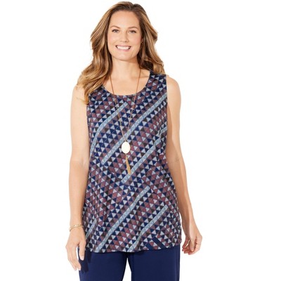 Catherines Women's Plus Size Anywear Scoop Neck Tank