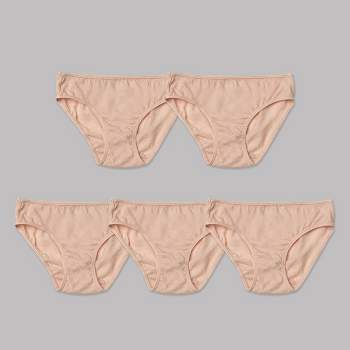 Nubies Essentials Girls' 5pk Underwear - Coco : Target