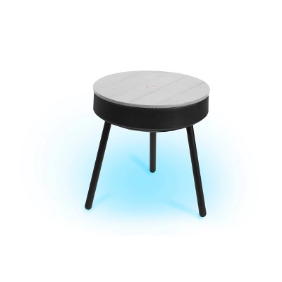 Indoor/Outdoor Smart Speaker Table - Gray - Lumic