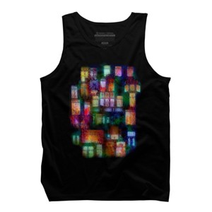 Men's Design By Humans Window Art By hkartist Tank Top - 1 of 2