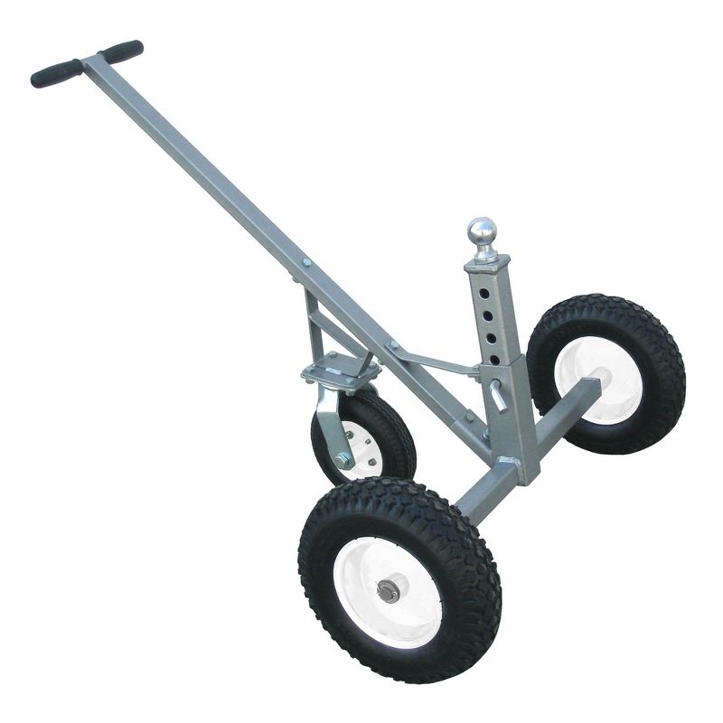 Tow Tuff TMD Adjustable Solid Steel Portable Trailer Dolly with Swivel Caster, 1 of 7